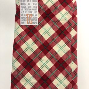 LuLaRoe Holiday Plaid Leggings-TC